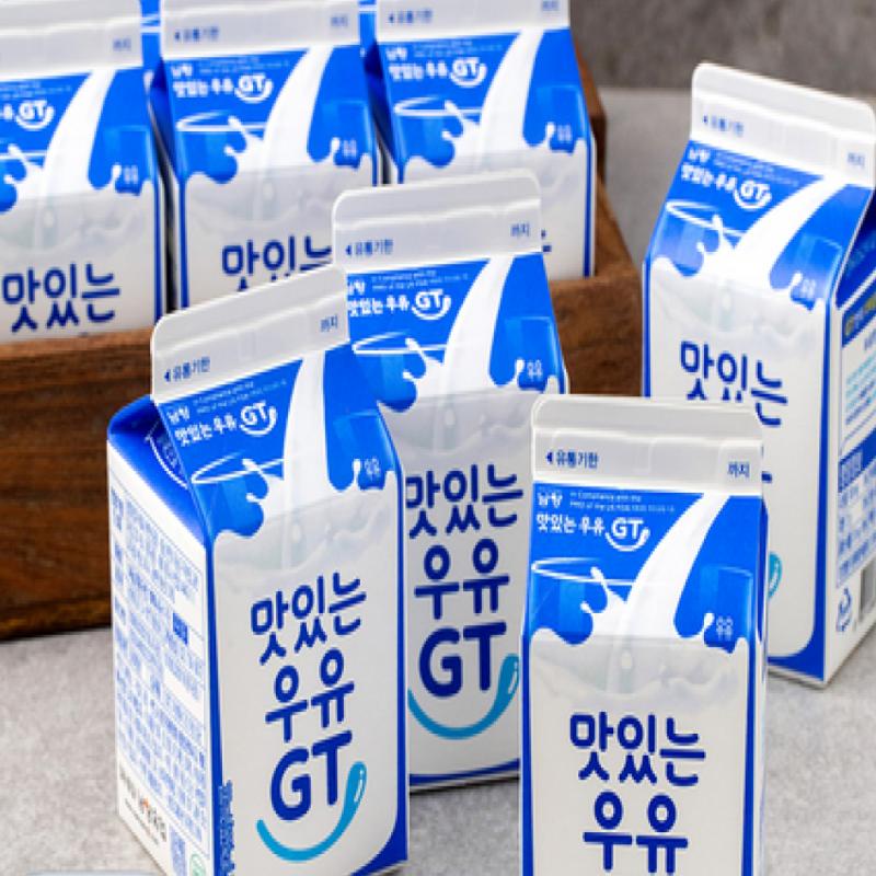 [남양유업 맛있는 우유 GT] 건강하게 자란 소에게서 얻은 OO를 사용해 더욱믿음직스럽답니다.